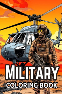 Military Coloring Book