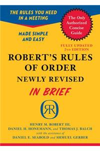 Robert's Rules of Order in Brief