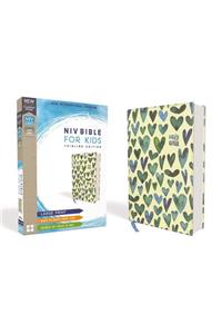 Niv, Bible for Kids, Large Print, Cloth Over Board, Teal, Red Letter, Comfort Print