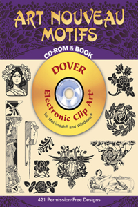 Art Nouveau Motifs CD-ROM and Book