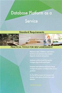 Database Platform as a Service Standard Requirements
