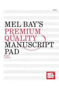 Premium Quality Manuscript Pad 12-Stave