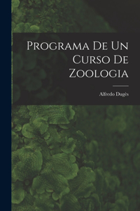 Programa de un curso de zoologia