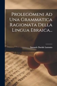 Prolegomeni Ad Una Grammatica Ragionata Della Lingua Ebraica...