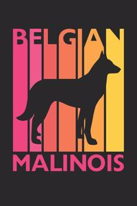Vintage Belgian Malinois Notebook - Gift for Belgian Malinois Lovers - Belgian Malinois Journal
