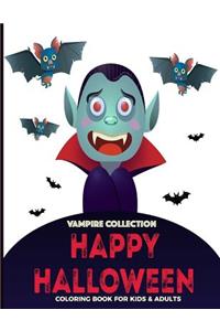 Vampire Collection Coloring Book For Kids & Adults