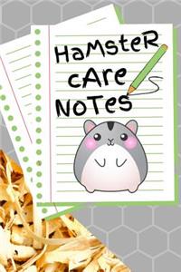 Hamster Care Notes