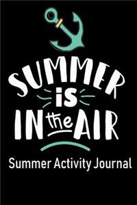 Summer Is In The Air Summer Activity Journal