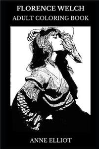 Florence Welch Adult Coloring Book