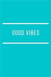 Turquoise Good Vibes Journal