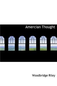 Amercian Thought