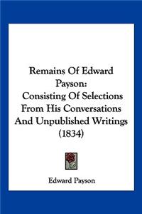 Remains Of Edward Payson