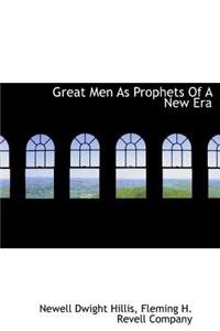 Great Men as Prophets of a New Era