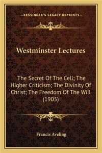 Westminster Lectures