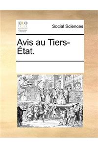 Avis Au Tiers-État.