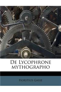 de Lycophrone Mythographo