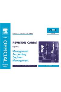 Cima Revision Cards: Management Accounting - Decision Management
