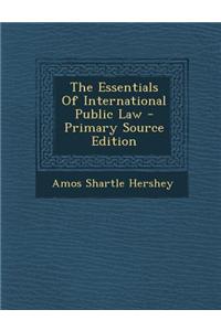 The Essentials of International Public Law