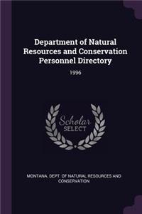 Department of Natural Resources and Conservation Personnel Directory
