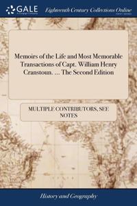 MEMOIRS OF THE LIFE AND MOST MEMORABLE T