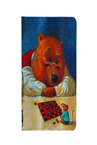 Paperblanks Your Move Merrymakers Hardcover MIDI Lined Elastic Band Closure 176 Pg 85 GSM