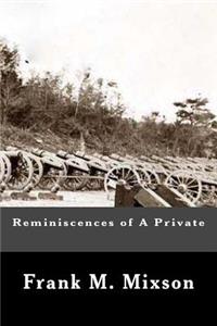 Reminiscences of A Private