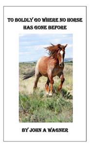 To Boldly Go Where No Horse Has Gone Before