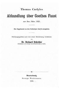 Abhandlung über Goethes Faust