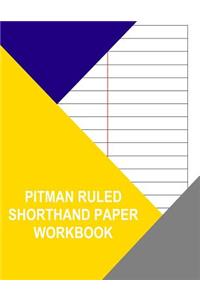 Pitman Ruled Shorthand Paper Workbook