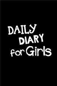 Daily Diary For Girls