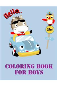 Coloring Book For Boys