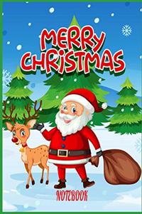 merry christmas notebook for kids 8-12