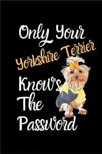 Only Your Yorkshire Terrier Knows The Password