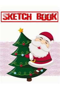 Sketch Book For Markers Best Christmas Ideas: Cover Drawing Notebook & Sketchbook Set Blank Plain Sketch Books Paper Ideal For Drawing - Ages - Kids # Cartoon Size 8.5 X 11 INCH 110 Page Standar