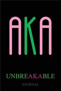 Aka Unbreakable Journal