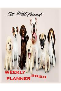 weekly planner my best friend 2020