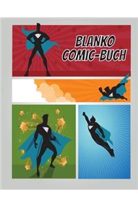 Blanko Comic Buch: Comicbuch mit leeren Rastern. Zum selber zeichnen von Mangas und Cartoons. Geschenk für Kinder