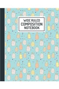 Wide Ruled Composition Notebook