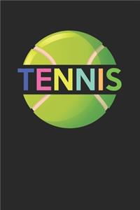 Tennis Ball: Kalender, Wochenplaner, Tagebuch, Notizbuch, Buch 105 Seiten im Softcover. Eine Woche auf einer Doppelseite. Für alle Termine, Notizen und Aufgaben 