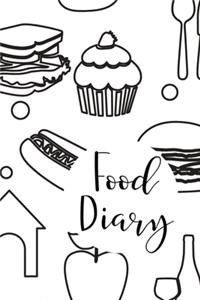 Food Diary: Daily Nutrition Log for Weight Loss