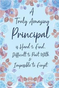A Truly Amazing Principal is Hard to Find Difficult to Part With and Impossible to Forget