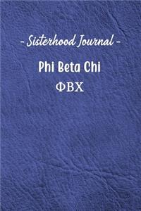 Sisterhood Journal Phi Beta Chi