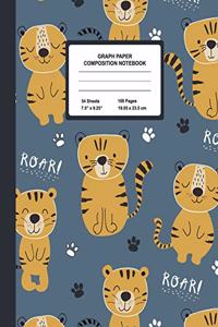 Graph Paper Composition Notebook