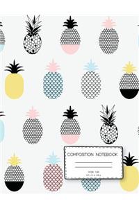 Composition notebook Wide Rule