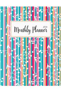 2019 Monthly Planner 8.5 x 11