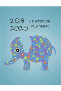 2019 2020 15 Months Baby Elephant Gratitude Journal Daily Planner