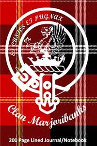 Clan Marjoribanks 200 Page Lined Journal/Notebook