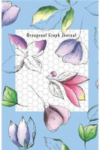 Hexagonal Graph Journal: Hexagon Paper (Small) 0.2 Inches Hexes Radius (5.5 X 8.5) with 100 Pages Cream Paper, Hexes Radius Honey Comb Paper, Organic Chemistry, Biochemistry