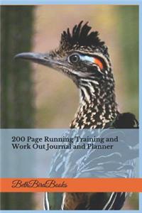 200 Page Running Training and Work Out Journal and Planner