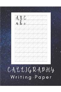 Calligraphy Writing Pad: Calligraphy Workbook - 160 sheet pad